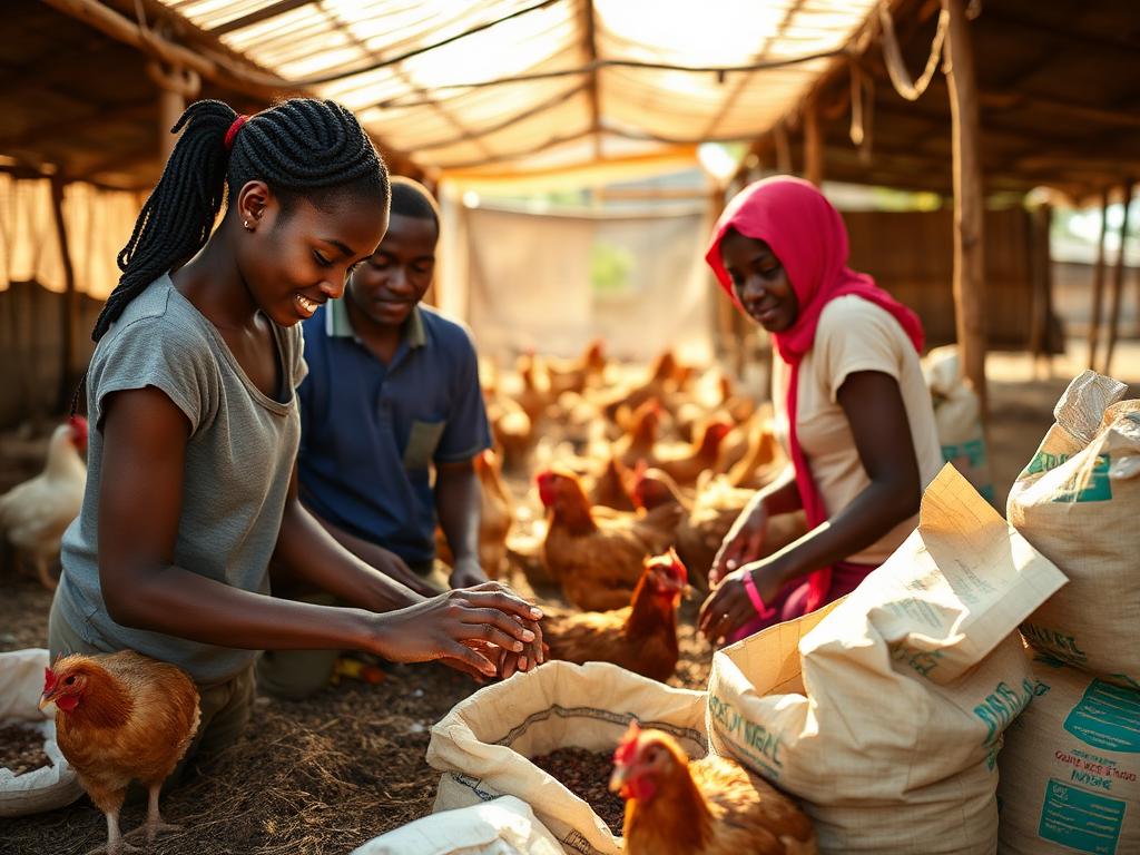 Youth Poultry Farm in Nyamasheke District, Western Province